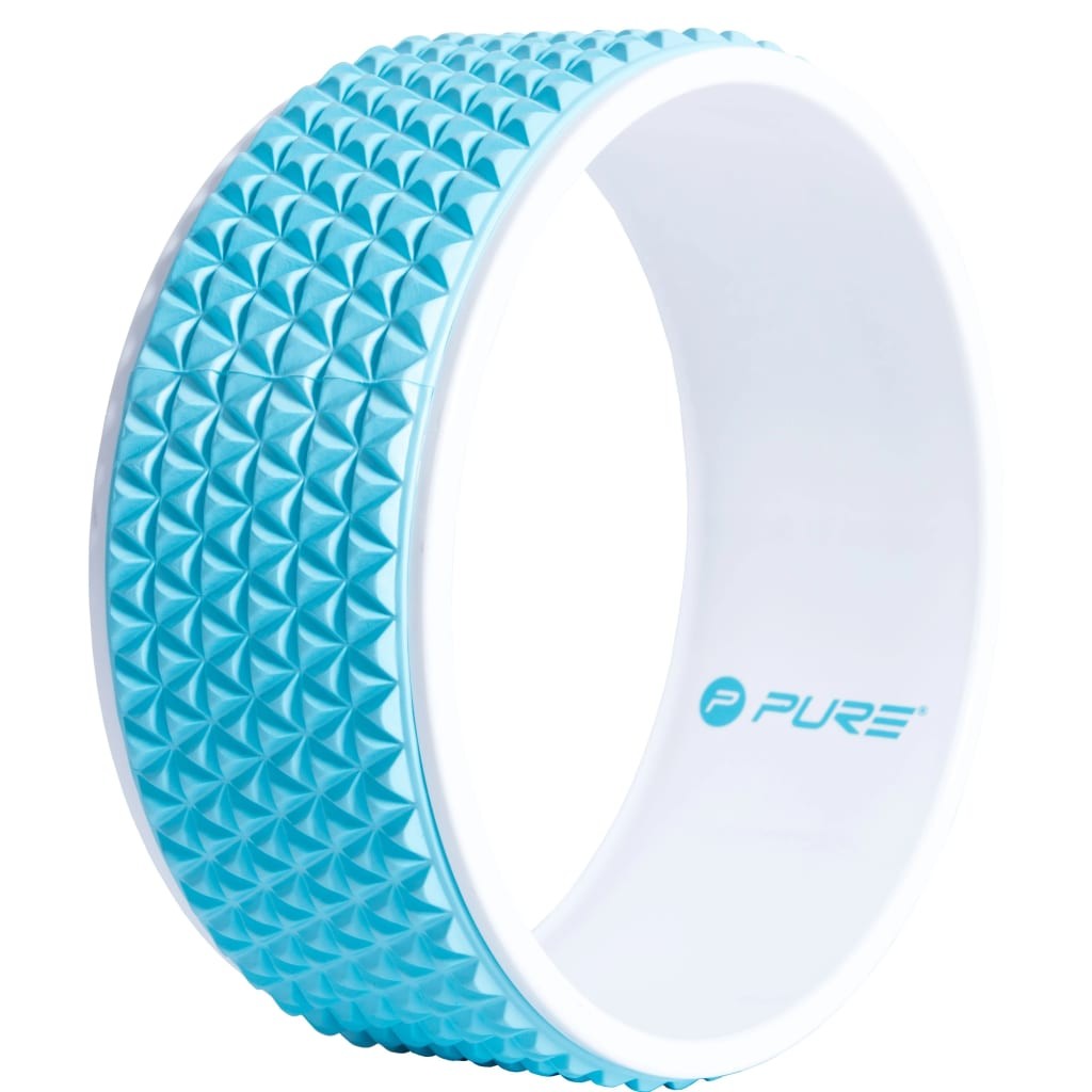 Pure2Improve Yoga Wheel 34 cm Blue and White 10 Pure2Improve Yoga Wheel 34 cm Blue and White
